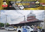 Sat Lantas Polres Kuansing Laksanakan Patroli Pengamanan di Masjid Saat Sholat Jumat