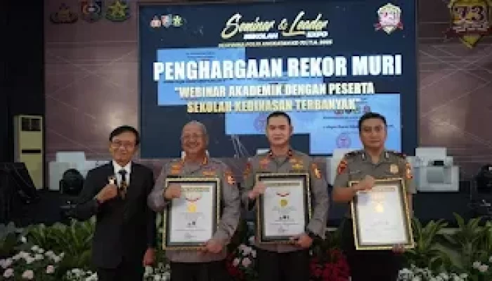 Seminar ‘Polisi dan Masyarakat’ Sespimma Lemdiklat Polri Angkatan 73 Raih Rekor MURI