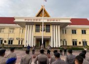 Polres Dumai melaksanakan Apel Kesiapan Pengamanan Takbir Keliling dan Lomba Pawai Obor Idaman II pada Kamis sore, 5 Juni 2025