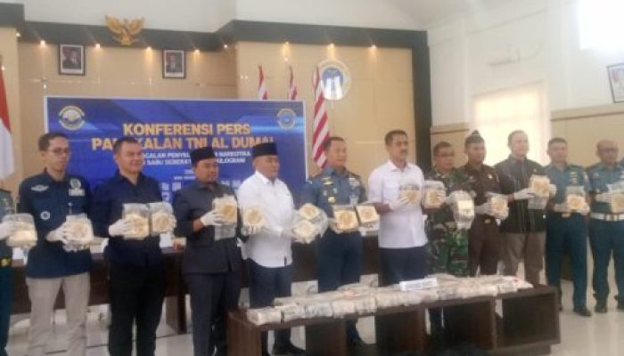 Pemkot Dumai Apresiasi TNI AL Gagalkan Penyelundupan 48,54 Kg Sabu