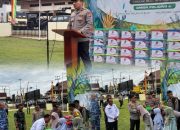 Polda Riau Gelar Bakti Sosial dan Penanaman Pohon dalam rangka Hari Lingkungan Sedunia dan Hari Bhayangkara Ke-79 di Polsek Kampar Kiri