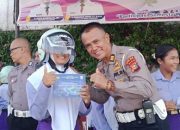 Police Go to School, Ditlantas Polda Riau Tanamkan Etika Berlalu Lintas dan Cinta Lingkungan Sejak Dini