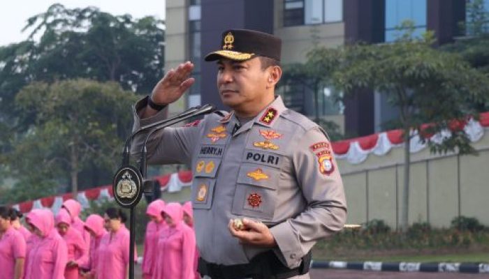Personel Polda Riau Naik Pangkat Jelang Hari Bhayangkara ke-79