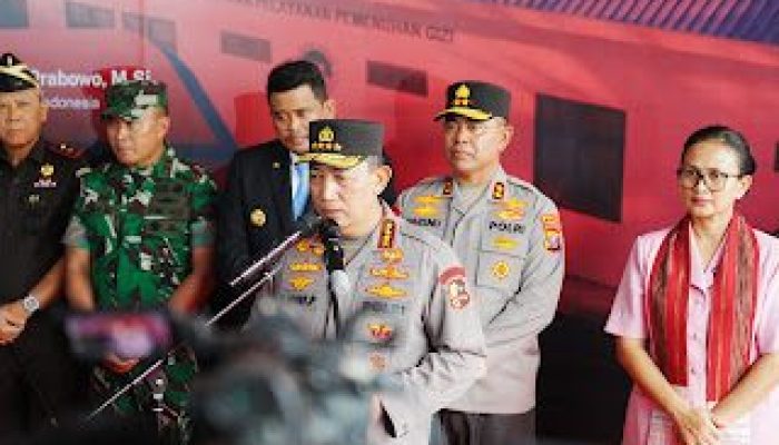 Hadiri Groundbreaking 29 SPPG Polda Sumut dan Jajaran, Kapolri Komitmen Dukung Program MBG
