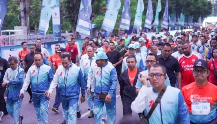 Gubri Abdul Wahid Meriahkan Bhayangkara Run 2025, Serukan Cinta Alam dan Penyelamatan TNTN