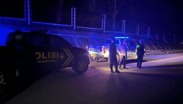 Polres Kuansing Melaksanakan Giat KRYD, Tingkatkan Keamanan dan Antisipasi Balap Liar di Taluk Kuantan