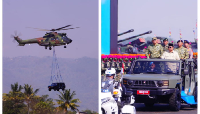 Presiden Prabowo Pimpin Upacara Gelar Pasukan TNI, Anugerahkan Pangkat Kehormatan dan Resmikan Satuan Baru