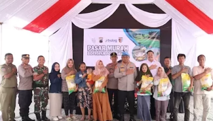 Bidpropam Polda Jateng Gelar Gerakan Pangan Murah di Jepara; Jaga Stabilitas Harga Pangan