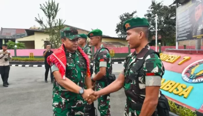 Pangdam I/BB Kunjungi Yonif 125/Si’mbisa, Ingatkan Prajurit Jago Perang tapi Humanis