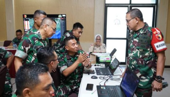 Kemampuan Unsur Komando dan Staf Korem 081/DSJ Diuji dalam Latihan Posko I