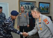 Menerima Kunjungan Danlanal Palu, Kapolda Sulteng Sampaikan Selamat HUT Ke-80 TNI Angkatan Laut