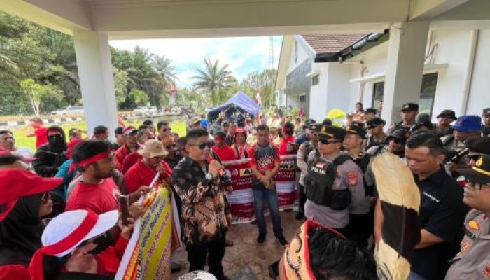 Warga Adat Dayak Demo PT Sapta Karya Damai, Tuntut Pengembalian Lahan di Luar HGU dan Hentikan Kriminalisasi