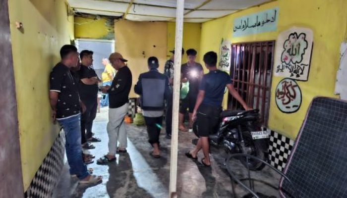 Polsek Sunggal Bersama BKO Sat Brimobda Polda Sumut Berhasil Gerebek Sarang Narkoba (GSN)