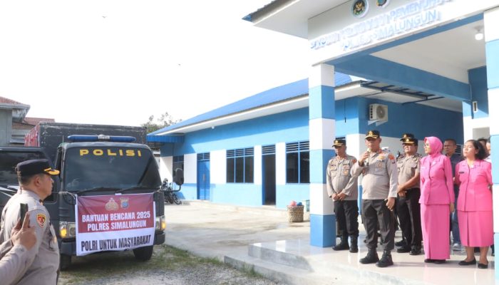 Kapolres Marganda Aritonang Pimpin Langsung Pengiriman 1.620 Paket Bantuan untuk Korban Siklon Tropis Sumut