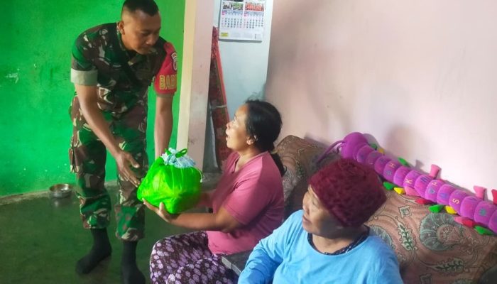 Wujudkan Generasi Sehat, Babinsa Tawangsari Kawal Percepatan Penurunan Stunting di Wilayah Garum