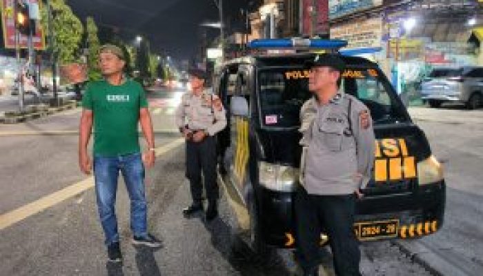 Antisipasi Kejahatan Menjelang Pergantian Tahun, Polsek Sunggal Gencar Patroli Dini Hari