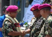 Letkol Mar Donny Erfianto M.Tr.Opsla Resmi Jadi Orang Nomer Satu Di Puslatpurmar 7 Lampon Usai Acara Pisah Sambut Komandan