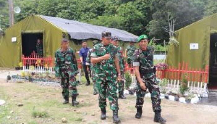 Lawatan Perdana, Dandim Tulungagung Apresiasi Semangat Prajurit Yonif TP 886