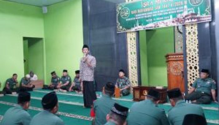 Peringati Isra’ Mi’raj 1447 H, Kodim 0808/Blitar Tanamkan Karakter Prajurit Prima Menuju Indonesia Maju