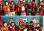 Ketua MPC Syahmadi Malau Menyerahkan SK PAC Kec. Kunto Darussalam dan PAC Kec. Bangun Purba Kabupaten Rokan Hulu
