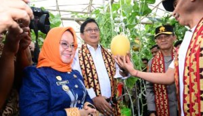 Wamen Viva Yoga Bersepakat dengan Ajik, Produk UMKM Kawasan Transmigrasi Dipasarkan di Toko Oleh-Oleh Krisna Bali