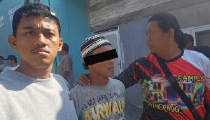 ‎‎Respon Cepat Polsek Sunggal, Pelaku Pembacokan Penjaga Malam Ditangkap Dalam Waktu 1 Jam