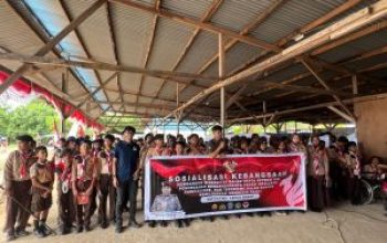 Langkah Preventif Satgaswil Papua Barat: Edukasi Bahaya Radikalisme di Momentum HUT Baden Powell ke-169