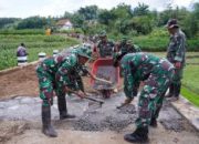 Melalui TMMD Ke 127 Kodim 0808/Blitar, Jalan Desa Di Gandusari Dibangun Permanen Untuk Dukung Aktivitas Warga