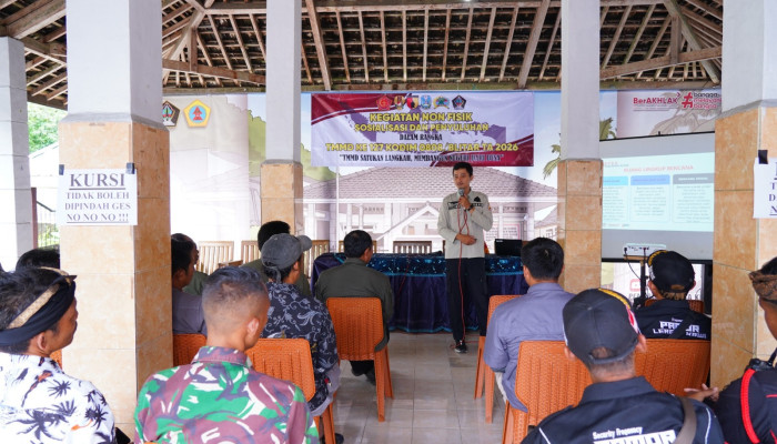 Penyuluhan Bencana Alam Warnai Kegiatan Non-Fisik TMMD Ke 127 Kodim 0808/Blitar