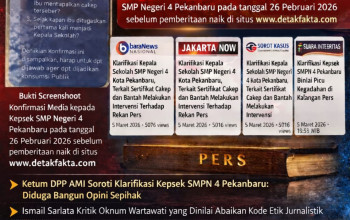 Polemik Sertifikat Cakep Kepsek SMPN 4 Pekanbaru Memanas, DPP AMI Angkat Bicara