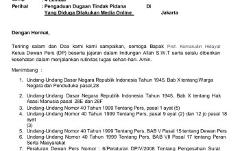 Diduga Langgar UU Pers, 7 Media Online Resmi Dilaporkan DPP AMI