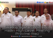 Wabup Syafaruddin Poti Hadiri High Level Meeting Provinsi Riau Guna Perkuat Sinergi Pengendalian Inflasi Selama Bulan Ramadhan