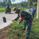 Babinsa Ngoran Bersama Warga Gelar Kerja Bakti, Ciptakan Lingkungan Bersih Dan Aman