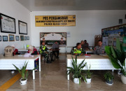 Pospam Terminal Patria Siaga, Babinsa Hariyanto Pastikan Situasi Kondusif Menjelang Lebaran