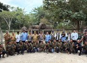 Bupati Pelalawan Dampingi Kapolri Dalam Kunjungan Kerja ke Taman Nasional Tesso Nilo