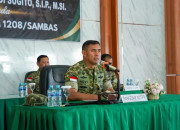 Pangdam XII/TPR Ingatkan Prajurit Kodim Sambas: Jauhi Pelanggaran, Jadilah Solusi bagi Rakyat