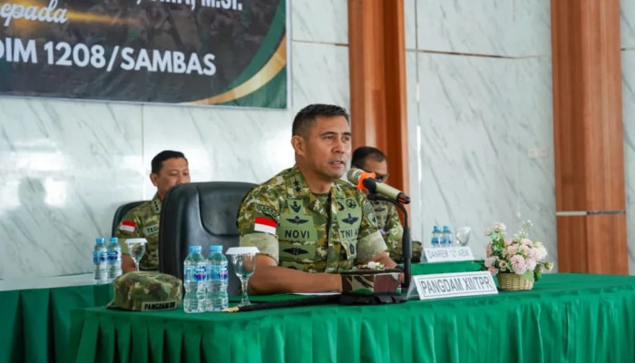Pangdam XII/TPR Ingatkan Prajurit Kodim Sambas: Jauhi Pelanggaran, Jadilah Solusi bagi Rakyat