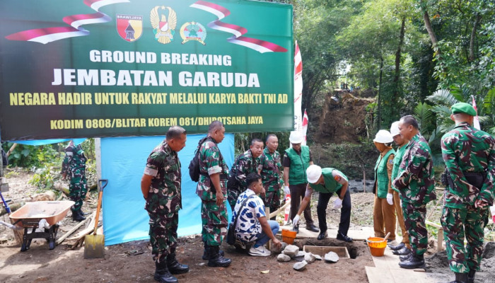 Ground Breaking Jembatan Garuda Di Banggle, Bukti Nyata Kehadiran Negara Untuk Rakyat