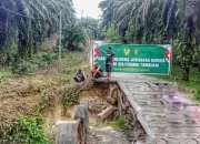 Jembatan Garuda di Kampung Seminai, Akses Alternatif Warga Menuju Dusun Kolim