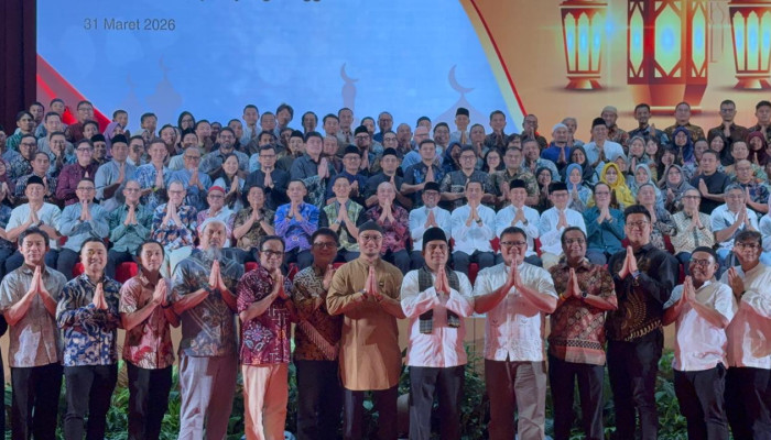 Hadiri Halal Bihalal Bersama APRIL Group, Bupati Zukri Berharap Hilirisasi Produk RAPP Benar-benar Terealisasi di Pelalawan