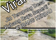 BERITA TERKINI!!! Jalan Seperti Kubangan Kerbau! Warga Jalan Teropong I Kampar Geram, 14 Tahun Menanti Perhatian Pemerintah Provinsi Riau dan Kabupaten Kampar Tak Kunjung Di Perhatikan