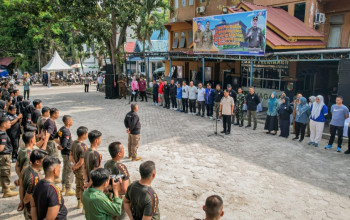 Goro Bersama, Wako Agung Intruksikan Jaga Profesionalisme Satpol PP