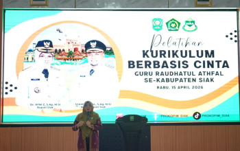 Tanamkan Pendidikan Penuh Kasih, Bupati Siak Dorong Guru RA Terapkan KBC