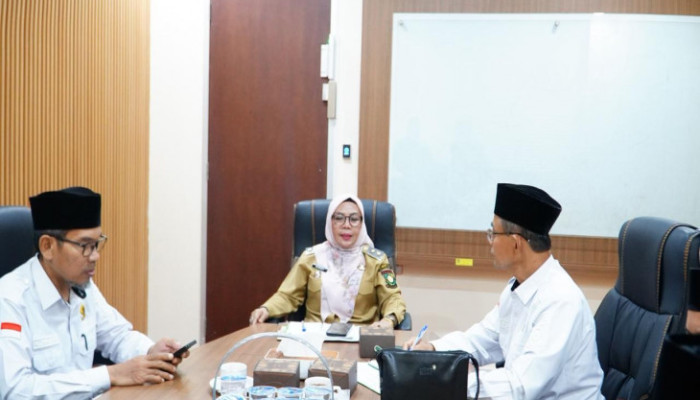 Terima Kunjungan BAZNAS Kampar, Wabup Misharti Terima Laporan Tahunan ZIS 2025