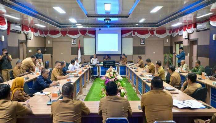 Bahas Tindak Lanjut Laporan Eksekutif Daerah dan Optimalisasi PAD, Bupati Ahmad Yuzar Terima Audiensi BPKP Provinsi Riau