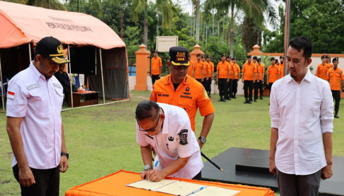 Penutupan Latihan Bersama Bimtek Penanggulangan Bencana, Bupati Kampar: Pentingnya Sinergitas dan Kolaborasi dalam Penyelamatan
