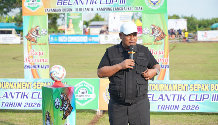 Diikuti 64 Tim, Wabup Syamsurizal Resmi Buka Belantik Cup III