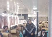 Bertolak Menuju Batam, Bupati Siak Ikut Mengantar 257 CJH Siak Hari Ini