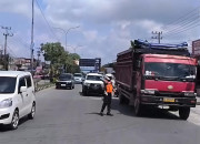 Jaga Pintu Masuk Kota di Sejumlah Titik, Dishub Pekanbaru Halau Truk ODOL