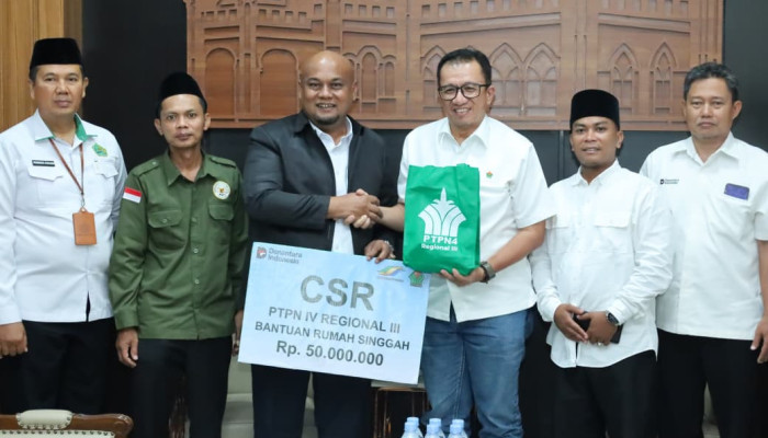 Bangun Rumah Singgah Kesehatan BWI Siak, Wabup Siak Apresiasi PTPN IV Regional III Sei Buatan